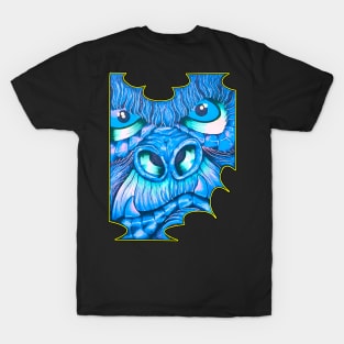 Blue Gorilla Face T-Shirt